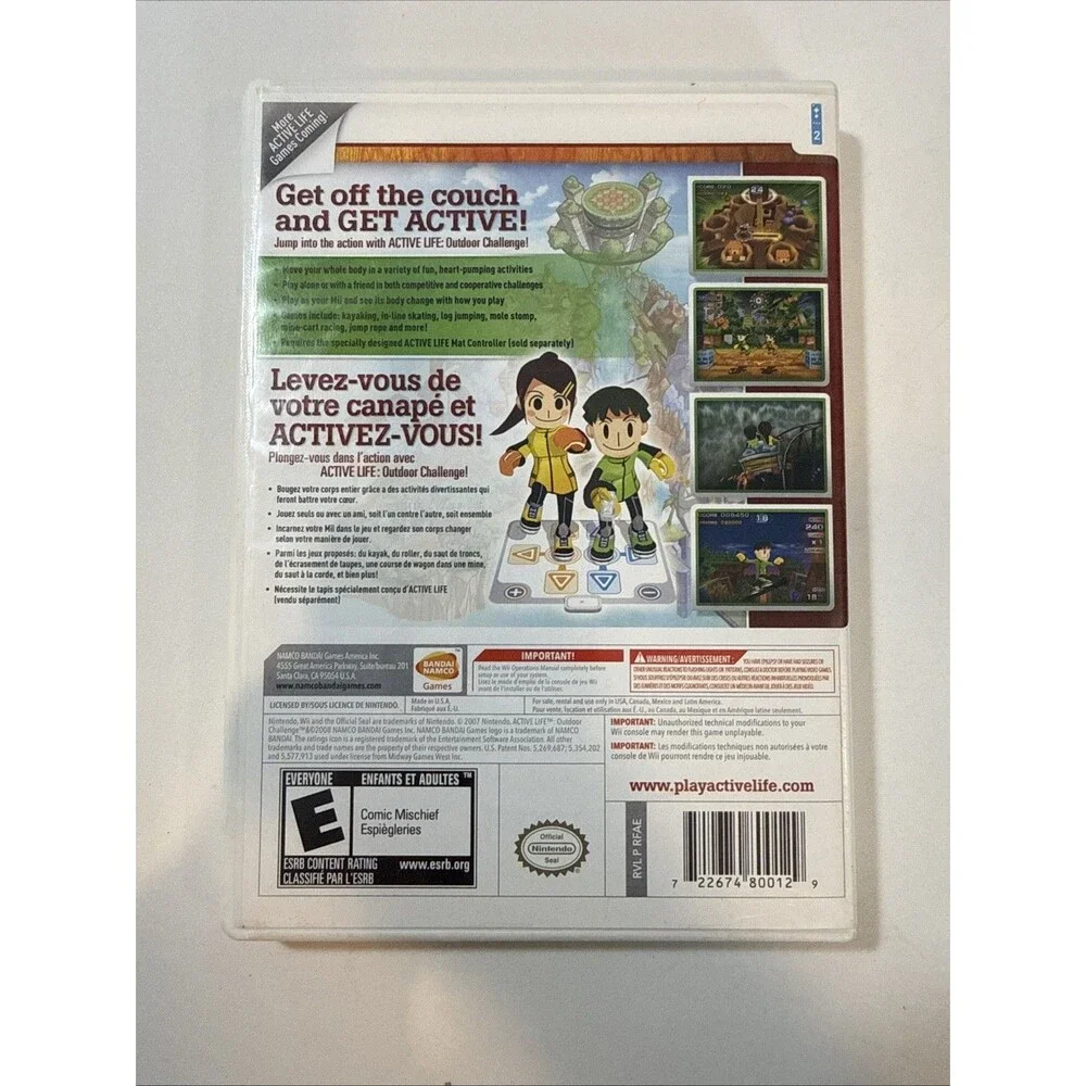 Active Life: Outdoor Challenge (Nintendo Wii, 2008)